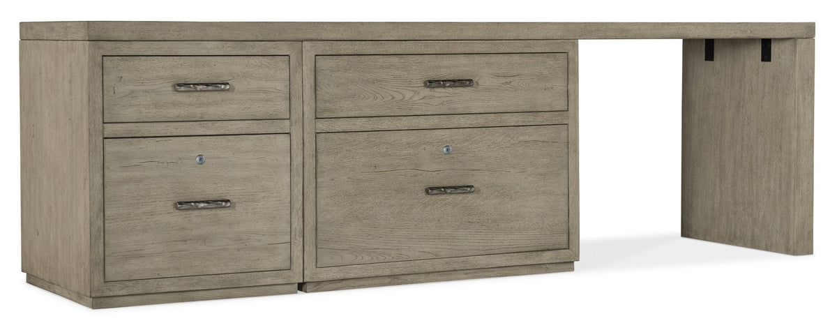 Linville Falls 96" Desk with File and Lateral File Office Desks| Hooker