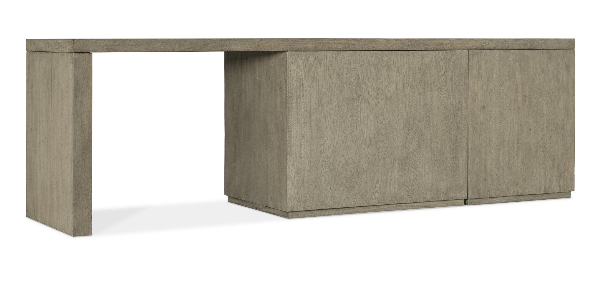 Linville Falls 96" Desk with File and Open Desk Cabinet Office Desks| Hooker
