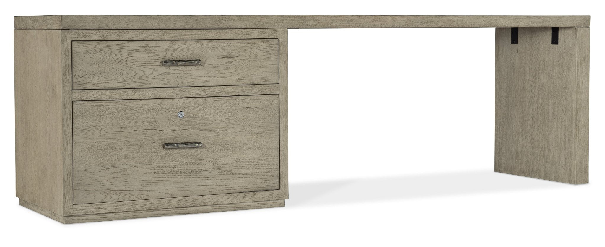 Linville Falls 96" Desk with Lateral File Office Desks| Hooker