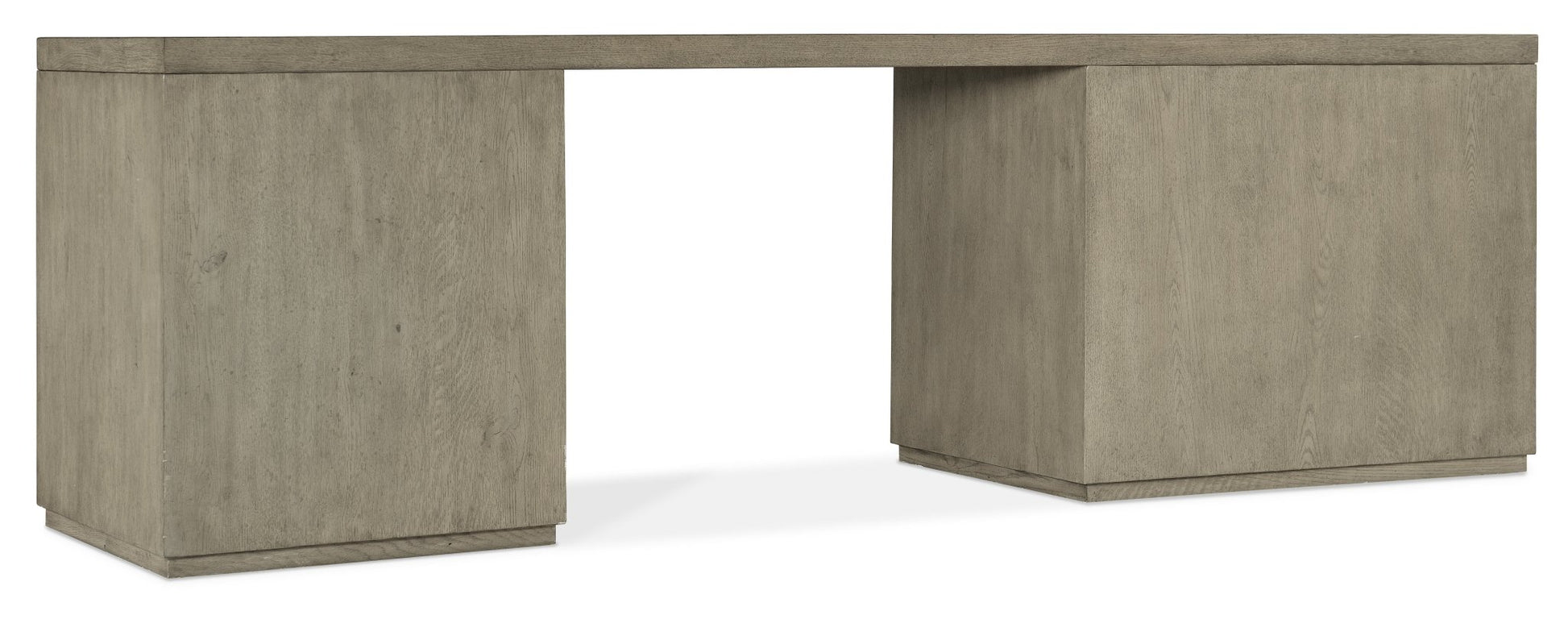 Linville Falls 96" Desk with One File and Open Desk Cabinet Office Desks| Hooker