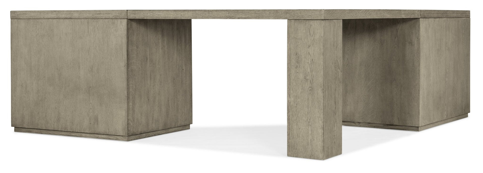 Linville Falls Corner Desk with Two Open Desk Cabinets Office Desks| Hooker