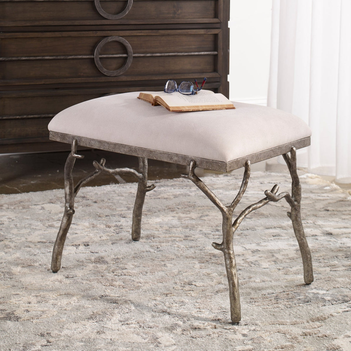 Lismore Small Bench Benches| Uttermost