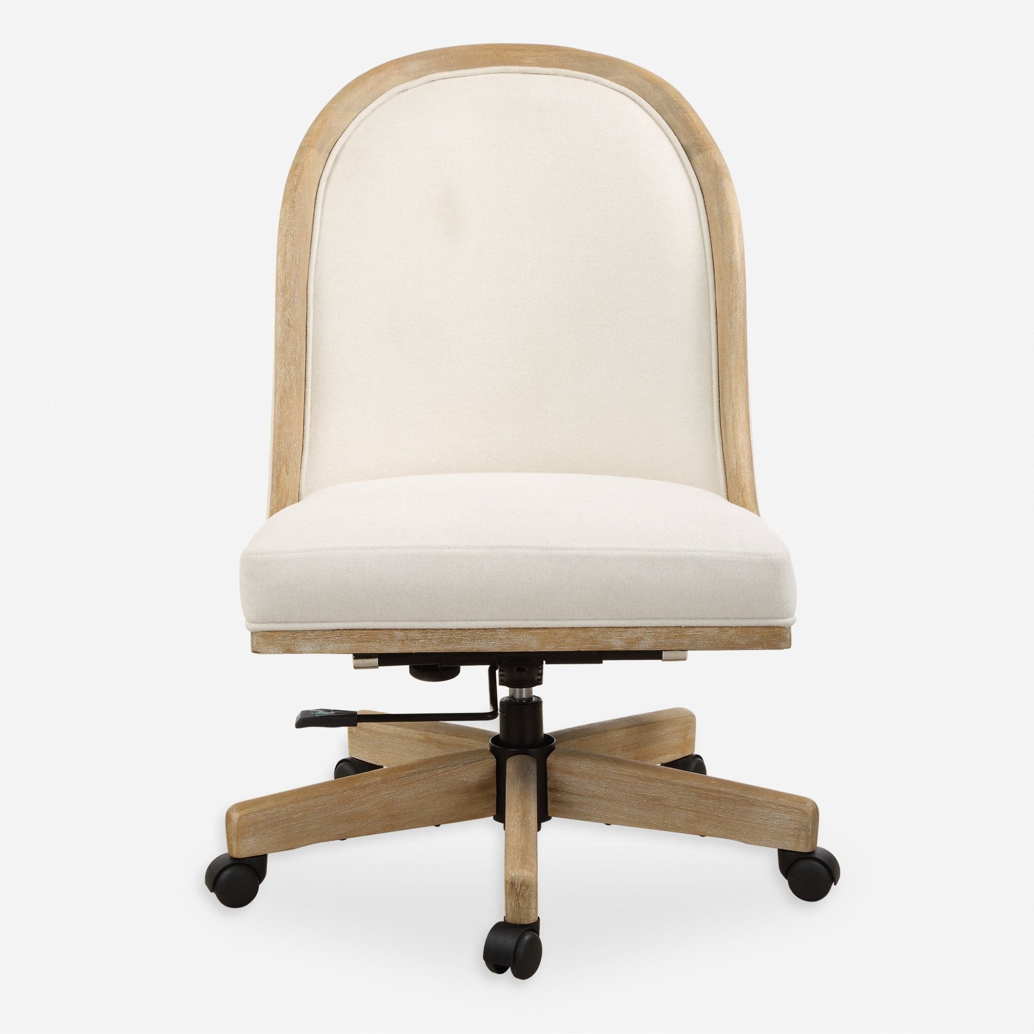 Lithe Light Oak Desk Chair Chairs| Uttermost