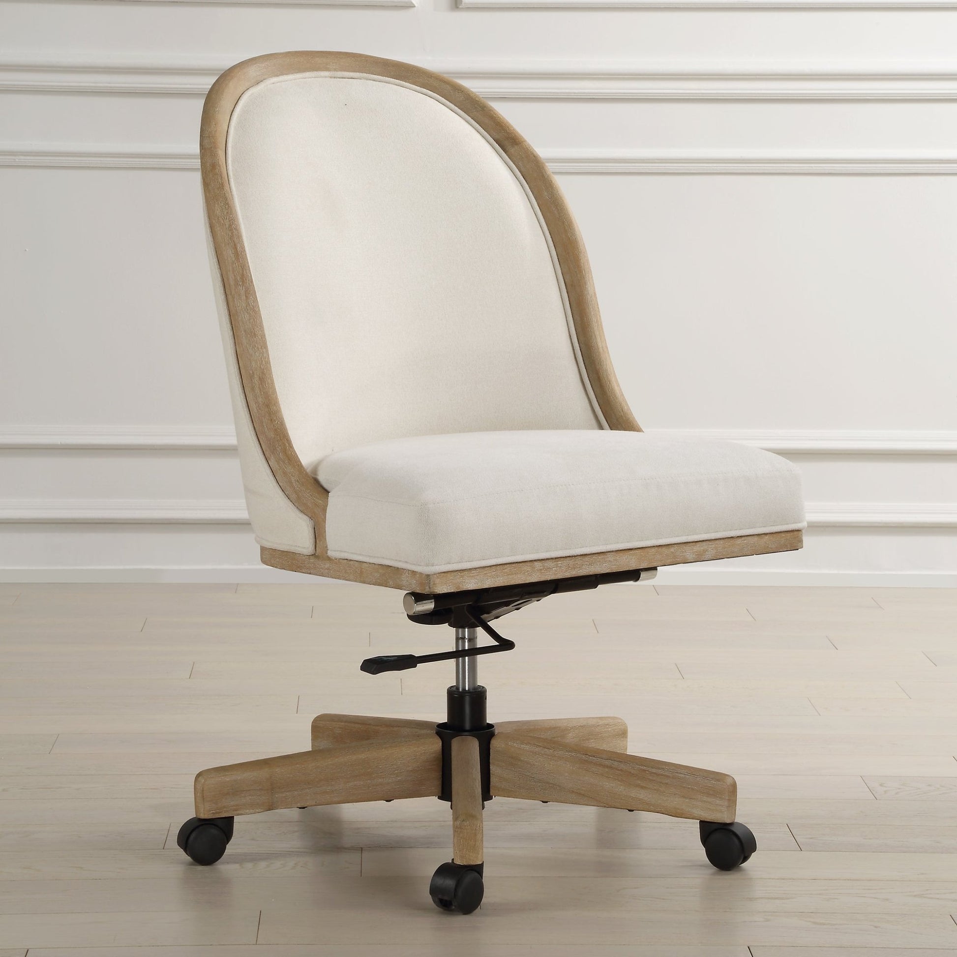 Lithe Light Oak Desk Chair Chairs| Uttermost