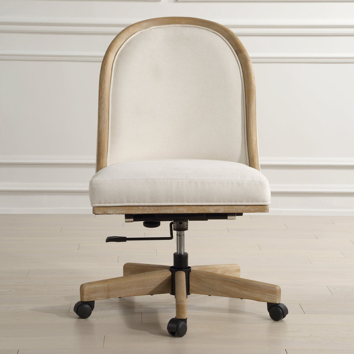 Lithe Light Oak Desk Chair Chairs| Uttermost