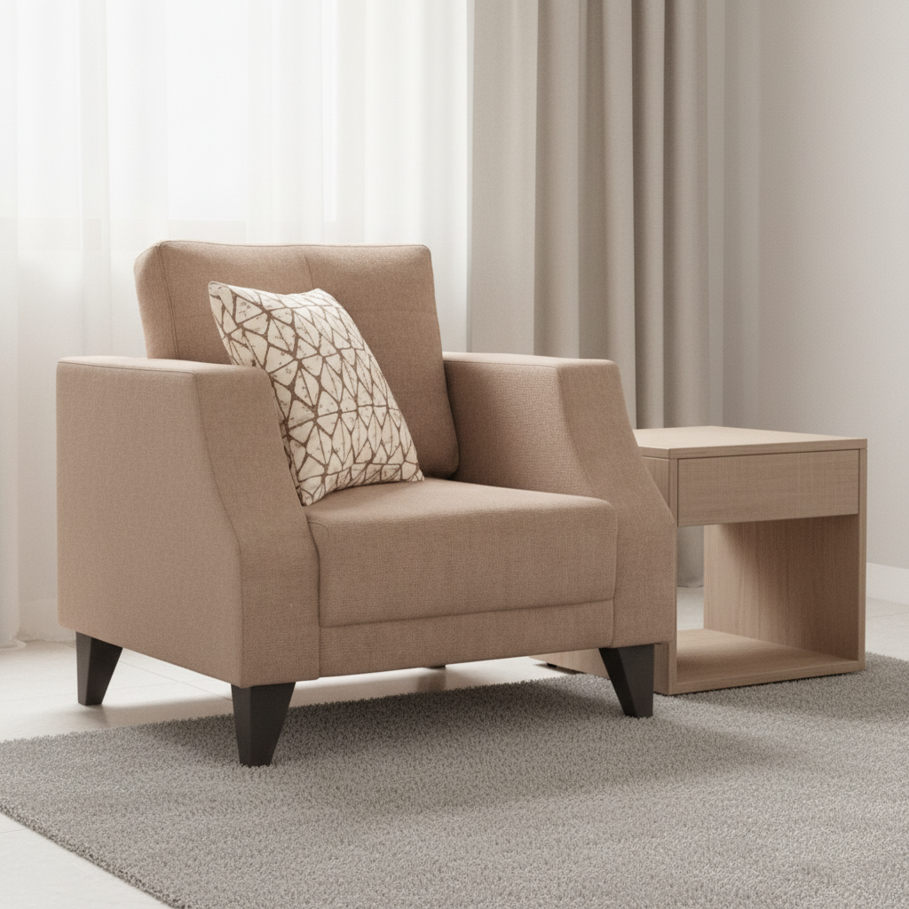 Liverpool Lavish Beige Chair Roots Furniture