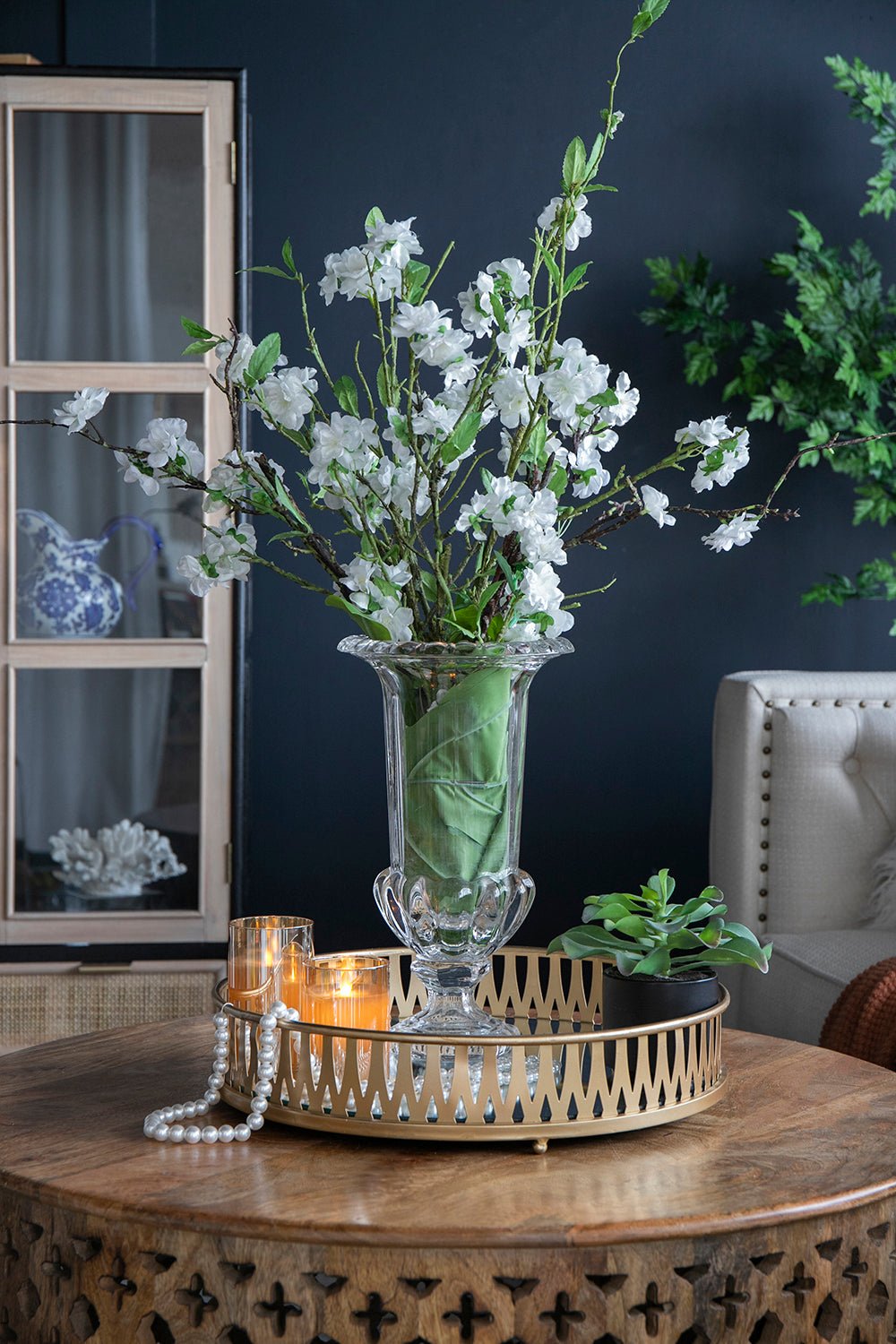 Livie Urn Vase Vases and Jars| Roots Furniture