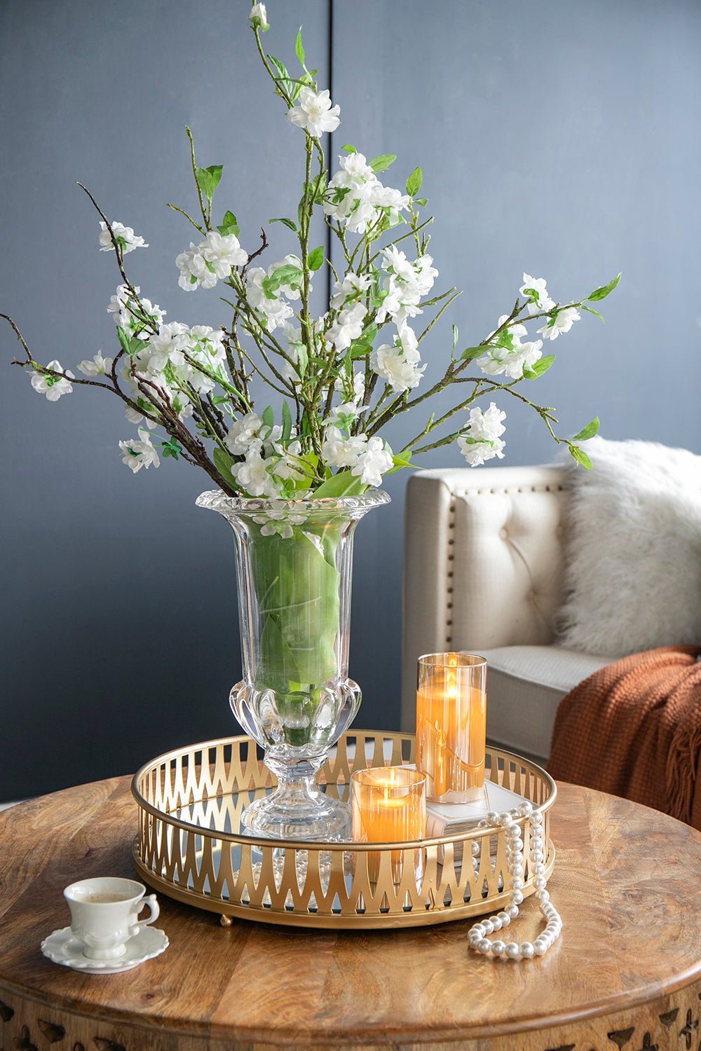 Livie Urn Vase Vases and Jars| Roots Furniture