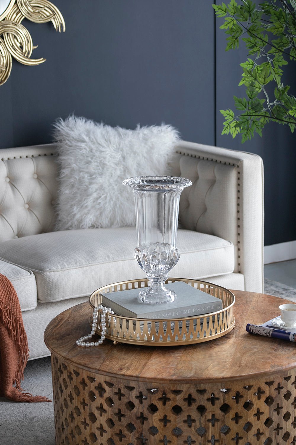 Livie Urn Vase Vases and Jars| Roots Furniture