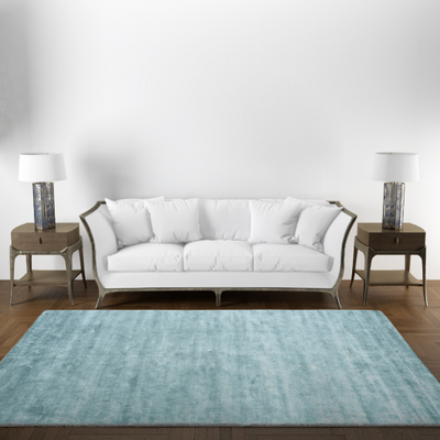 RUDA blue and white Rug