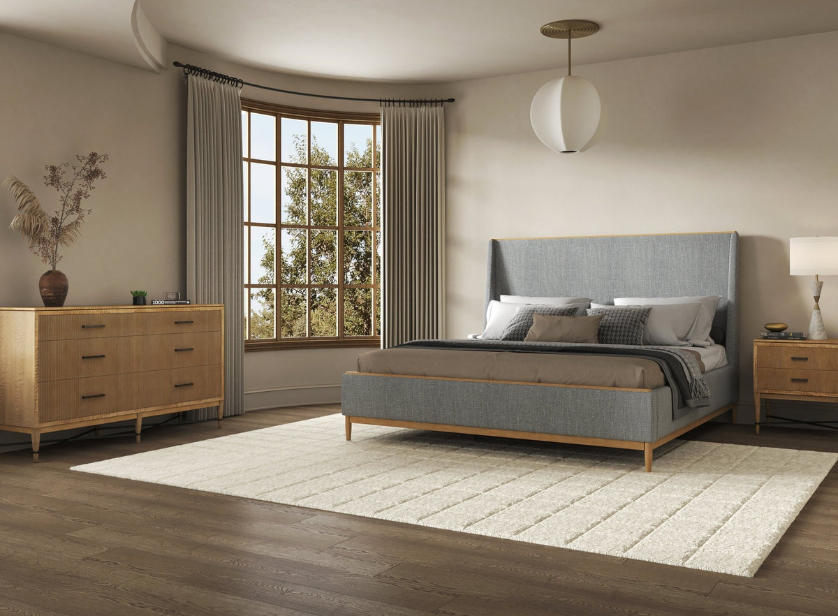 Loft King Uph. Panel Bed Beds| A.R.T. Furniture