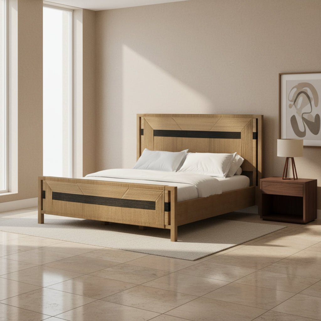 Loft Queen Woven Panel Bed Beds| A.R.T. Furniture