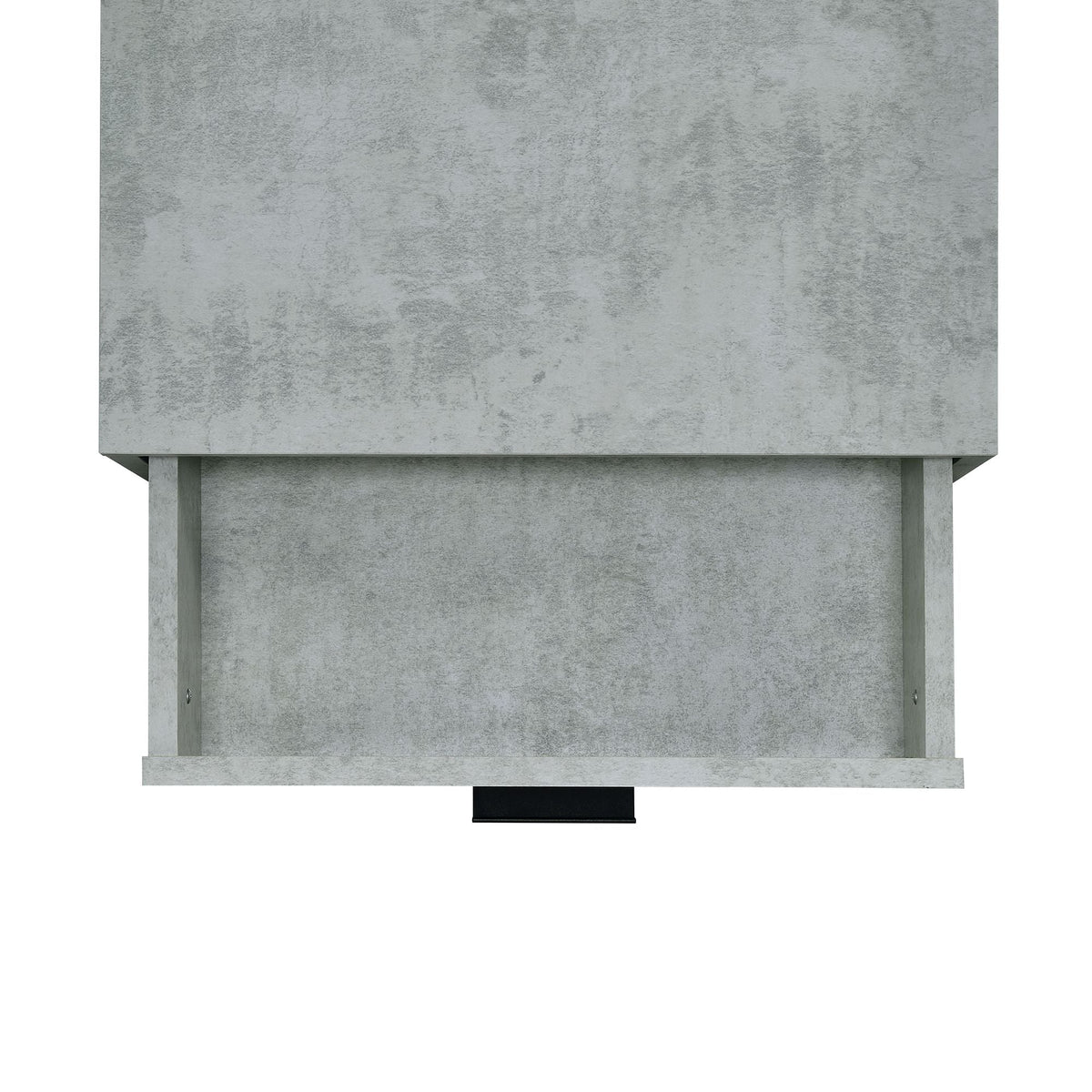 Lola Accent Nightstand with Cement Top in Black Nightstands| ROOTS FURNITURE
