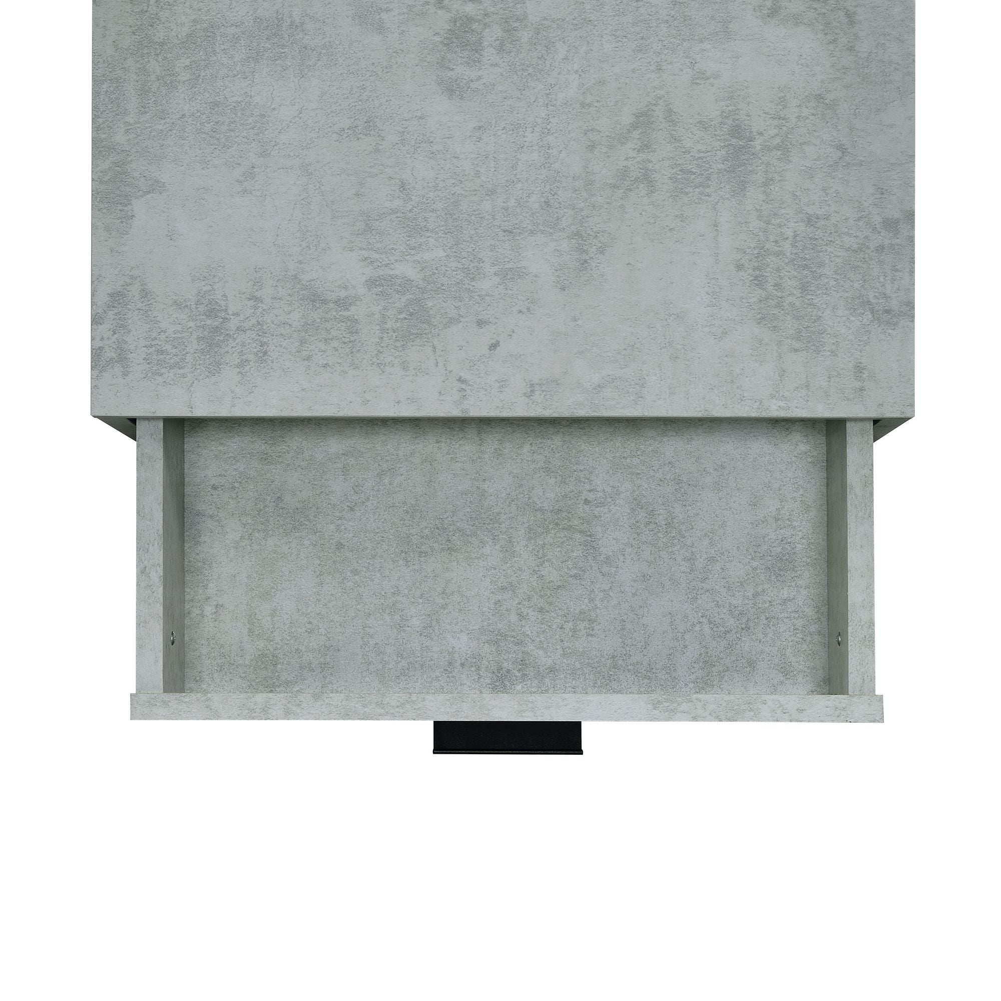 Lola Accent Nightstand with Cement Top in Black Nightstands| ROOTS FURNITURE