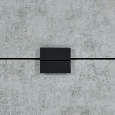 Lola Accent Nightstand with Cement Top in Black - Al Rugaib Furniture