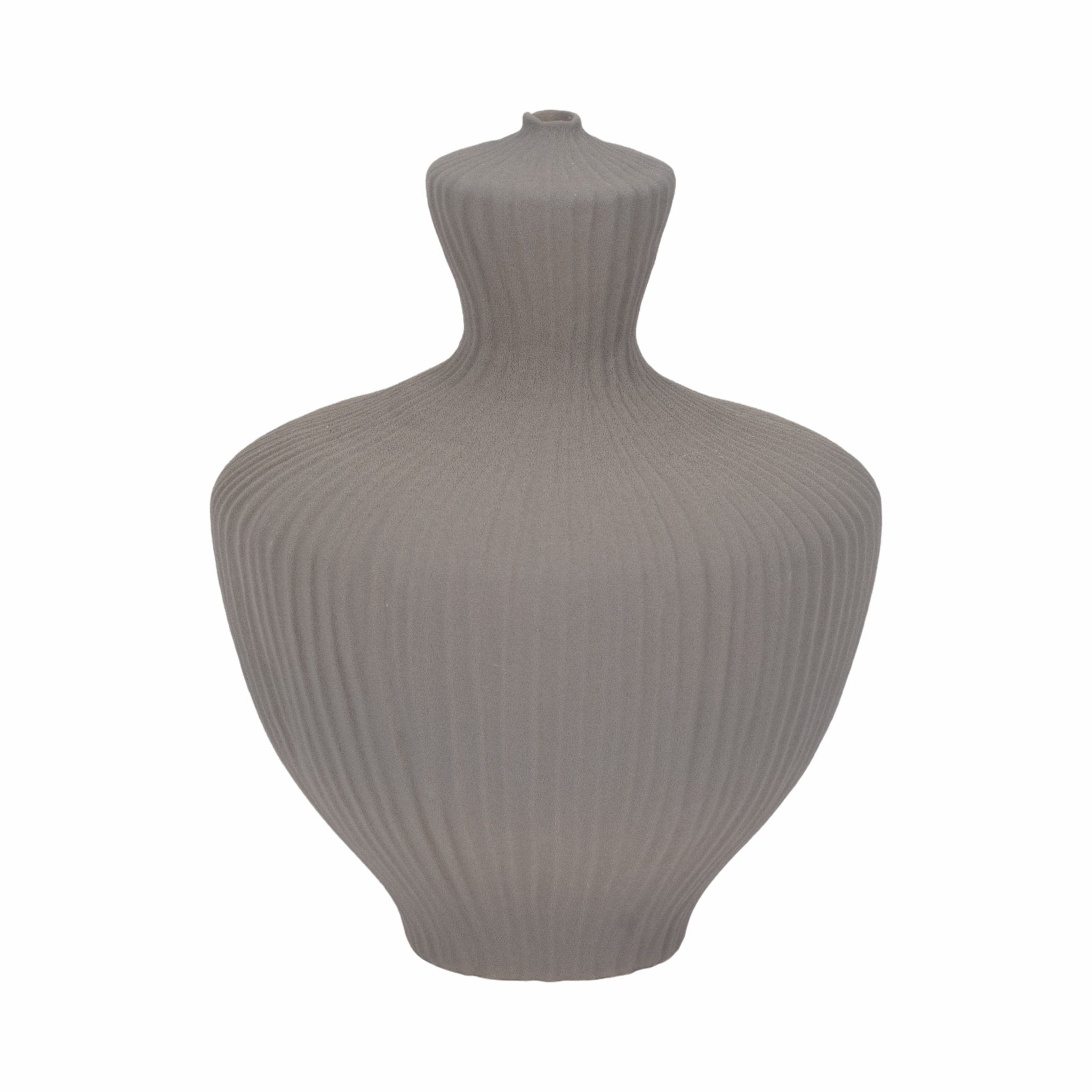 LOMBOK VASE, GRAY Vases and Jars| Sagebrook Home