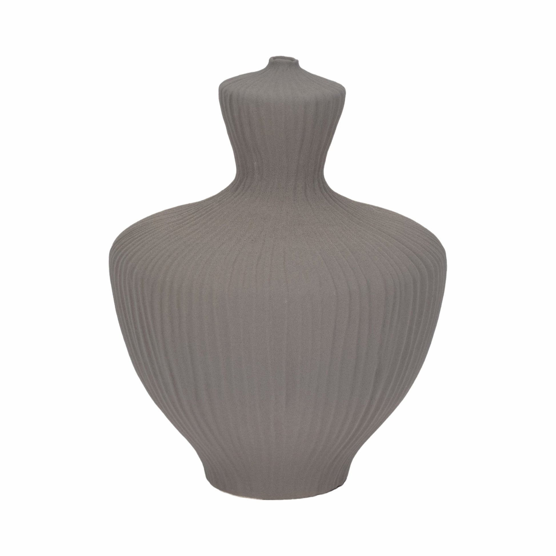 LOMBOK VASE, GRAY Vases and Jars| Sagebrook Home
