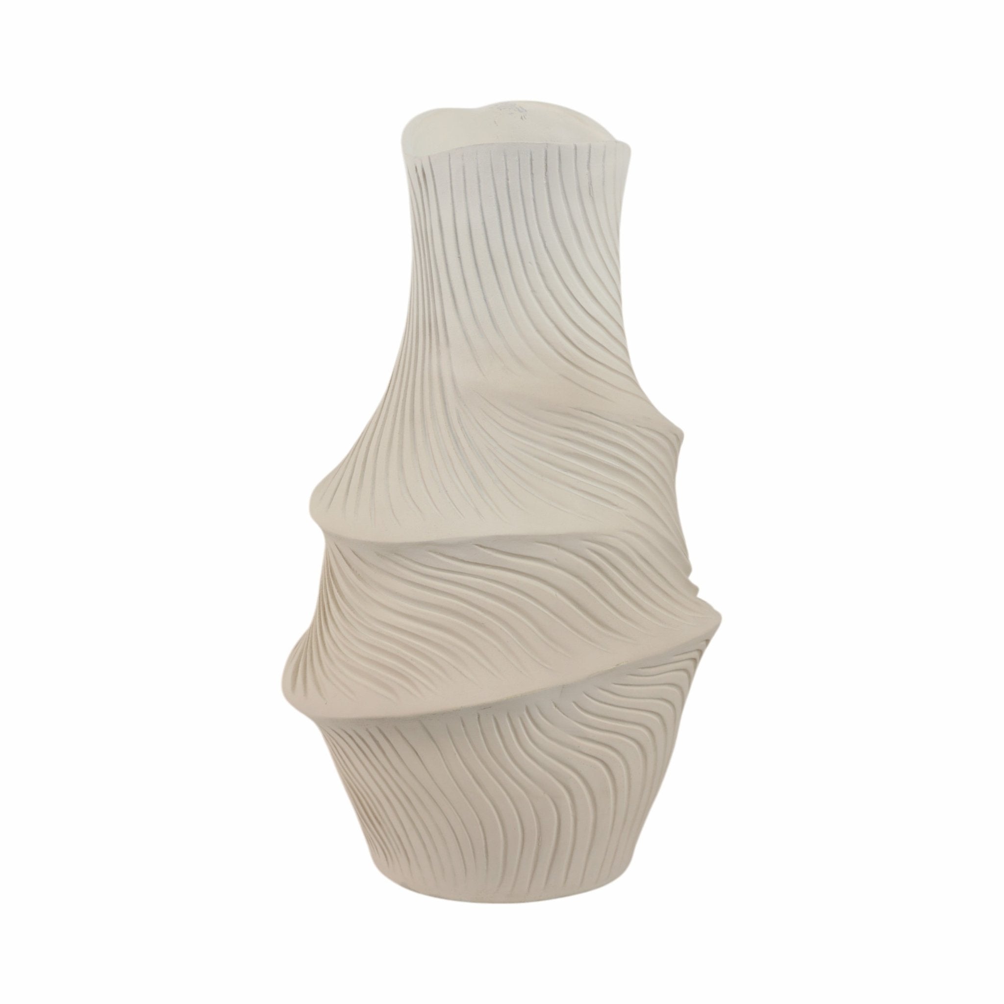 Lommel Carved Vase Vases and Jars| Sagebrook Home
