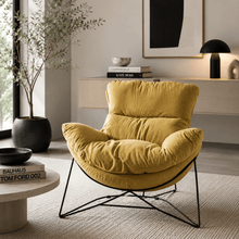 Loom Yellow Accent Chair