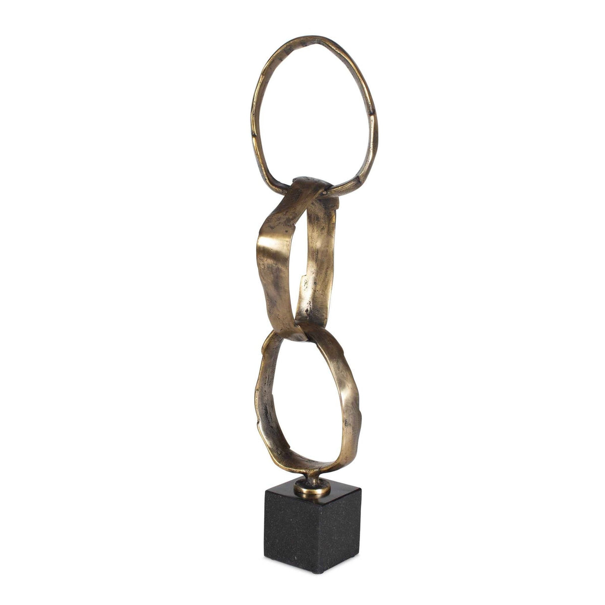 Loopform Brass Ring Sculpture Table Decors| Uttermost