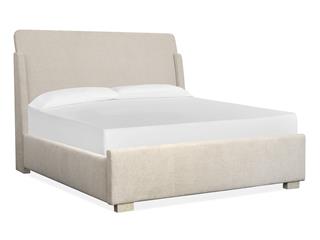 Lorelei Complete King Upholstered Sleigh Bed - Al Rugaib Furniture