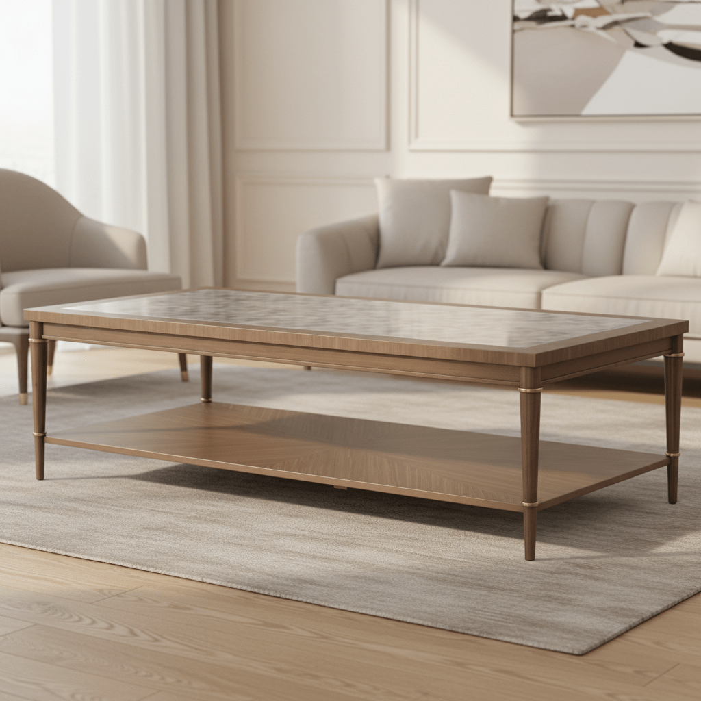 Louis Rectangle coffee Table Coffee Tables| AlRugaib Furniture