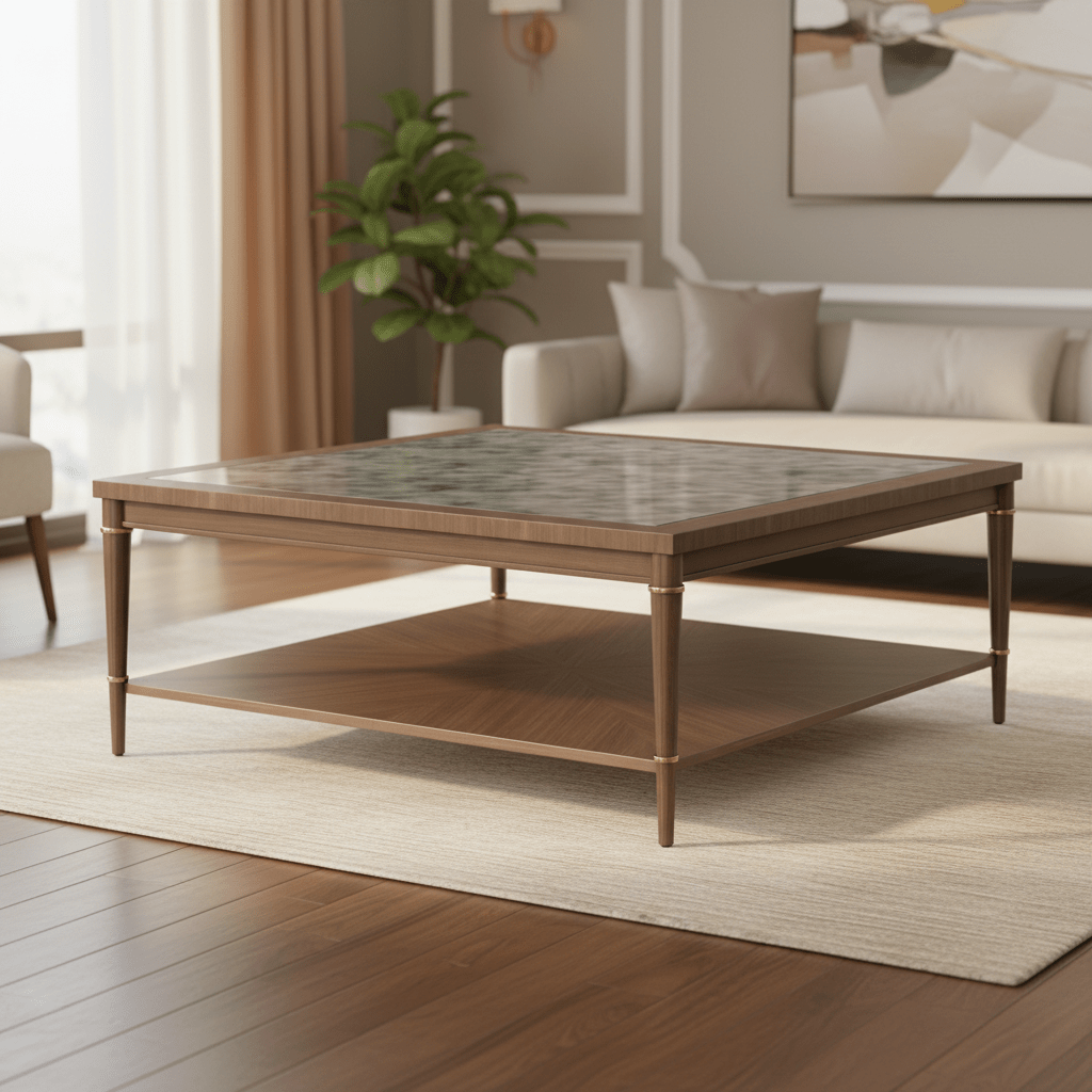 Louis Square coffee Table Coffee Tables| AlRugaib Furniture