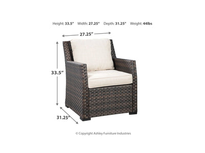 LOUNGE CHAIR W/CUSHION (1/CN) - Al Rugaib Furniture