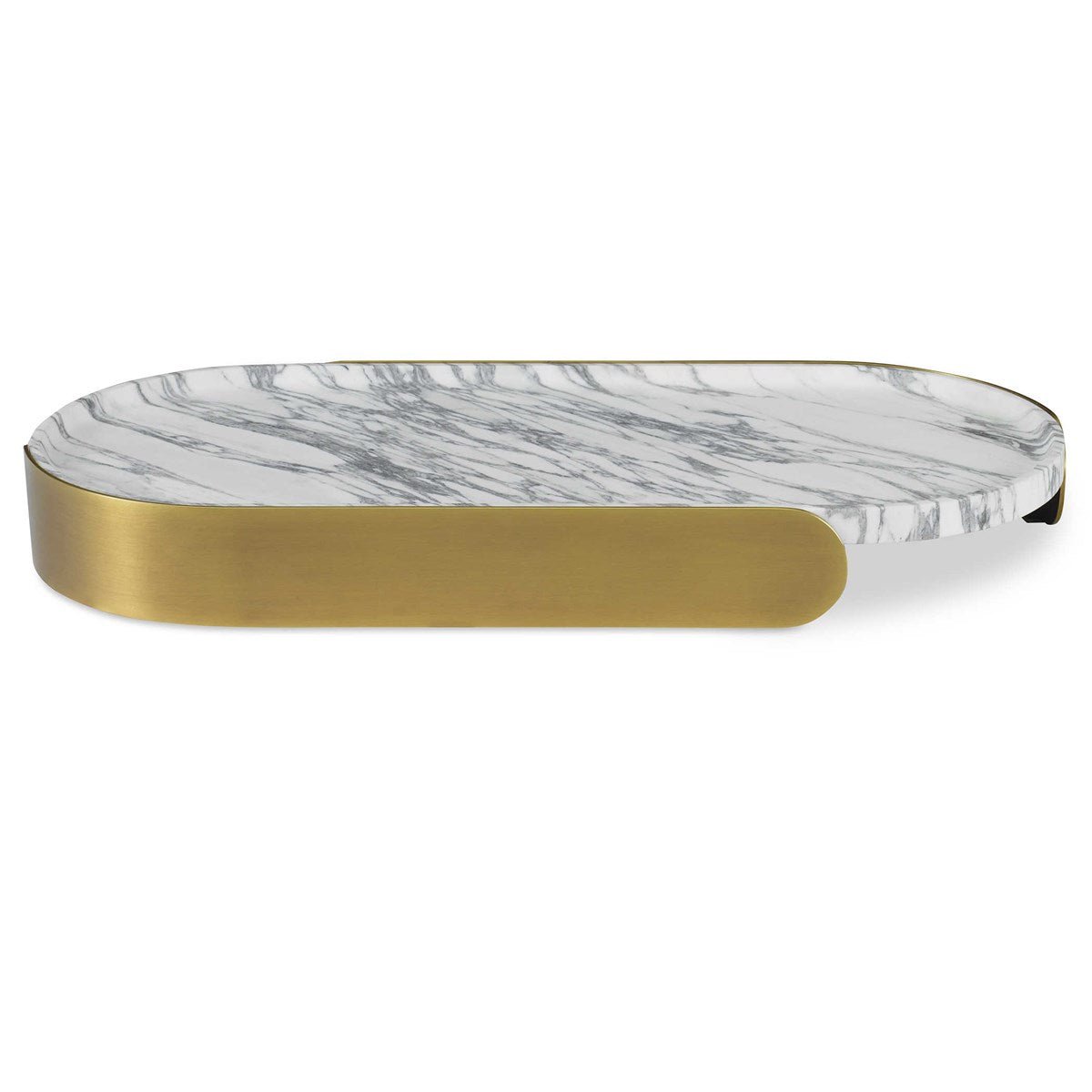 Lozenge Tray Arabescato Marble Tray| Uttermost