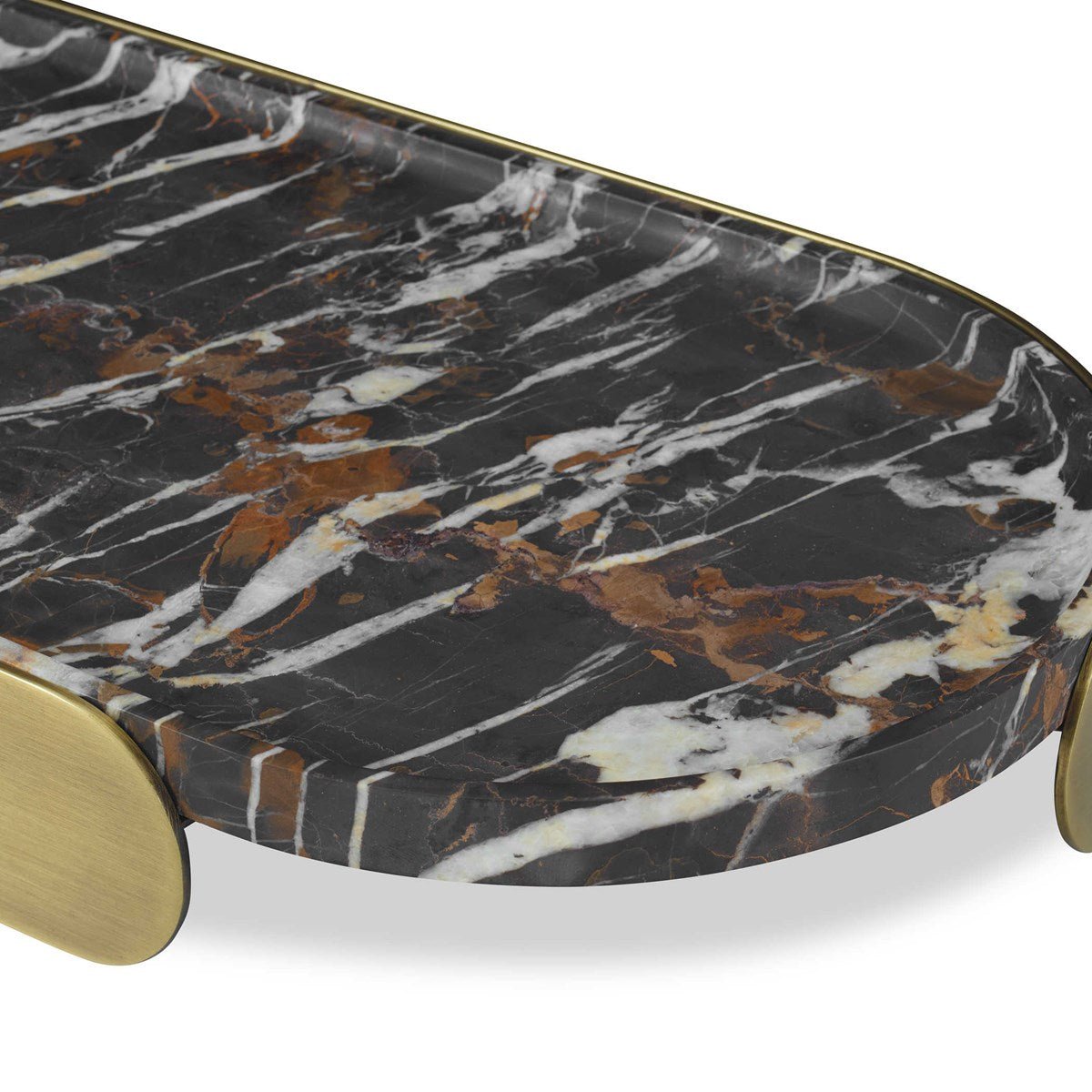 Lozenge Tray Michelangelo Marble Tray| Uttermost