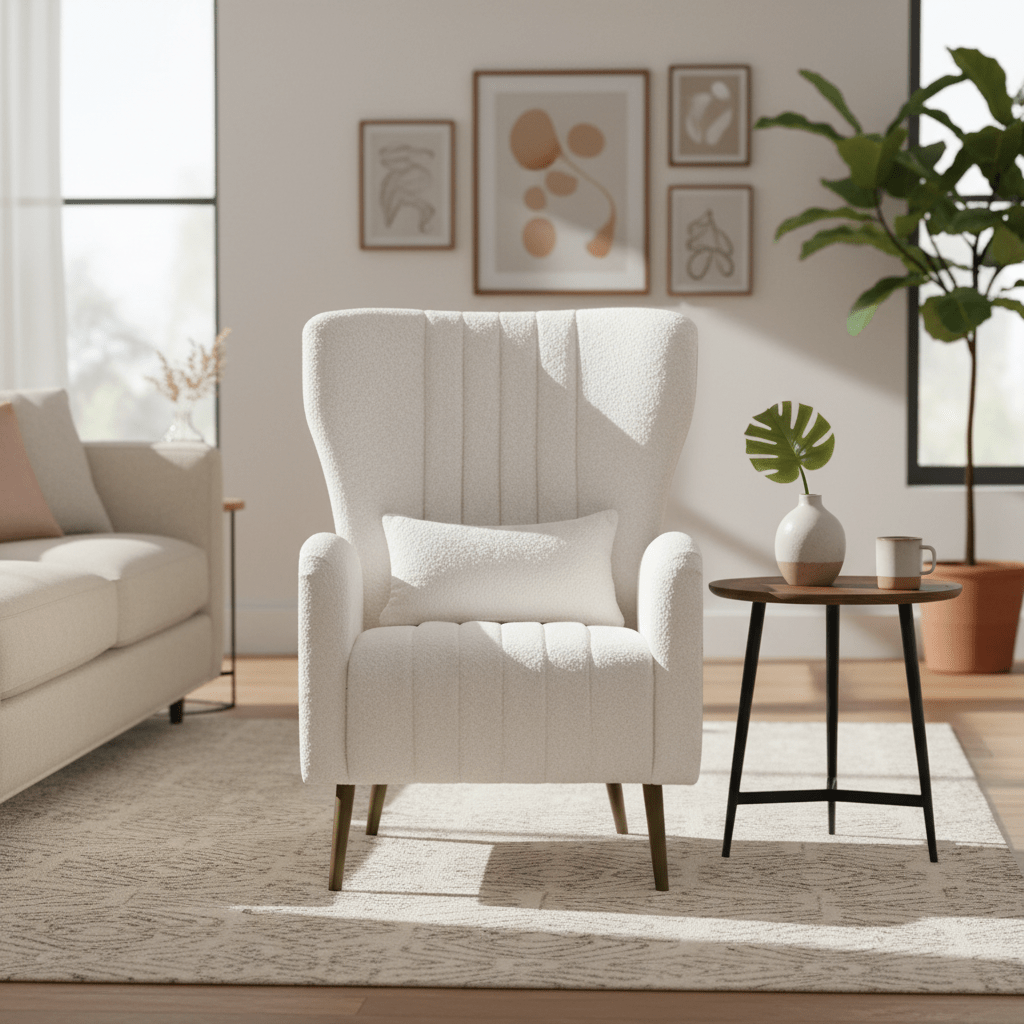 Luca Ivory Chair W73 Chairs| Roots Furniture