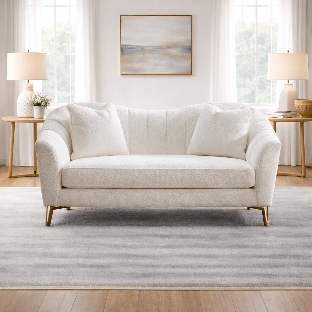 Luca Ivory Loveseat W180 Sofas & Loveseats| Roots Furniture