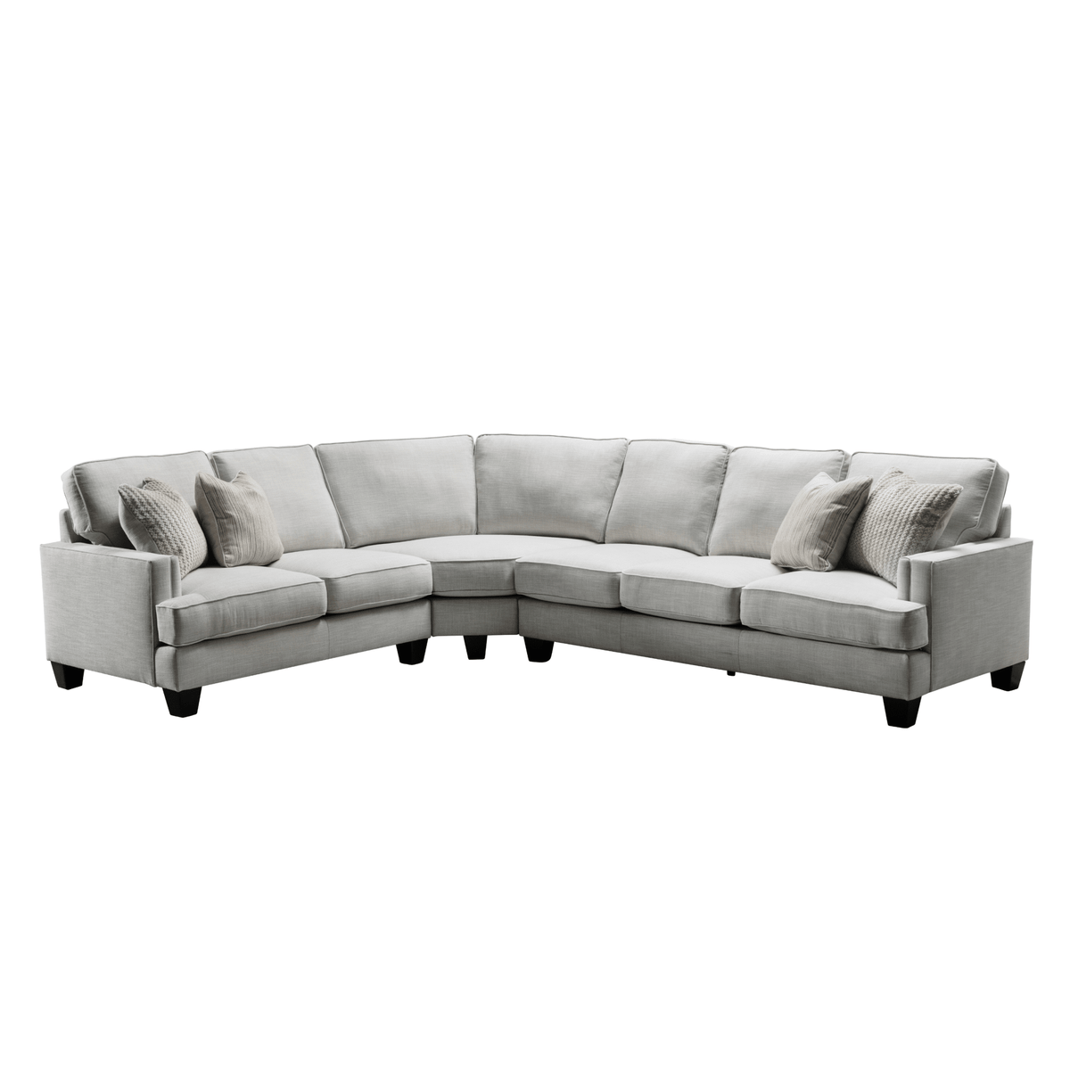 Luis Grey Corner W123 Sectionals| Roots Furniture