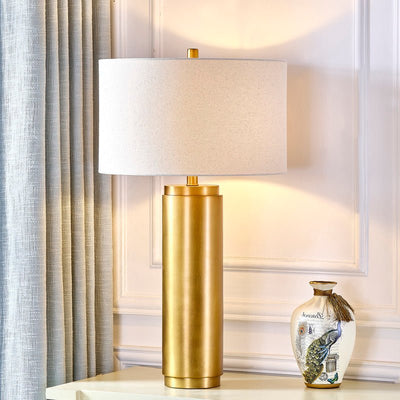 Lumar Brass Table Lamp - Al Rugaib Furniture