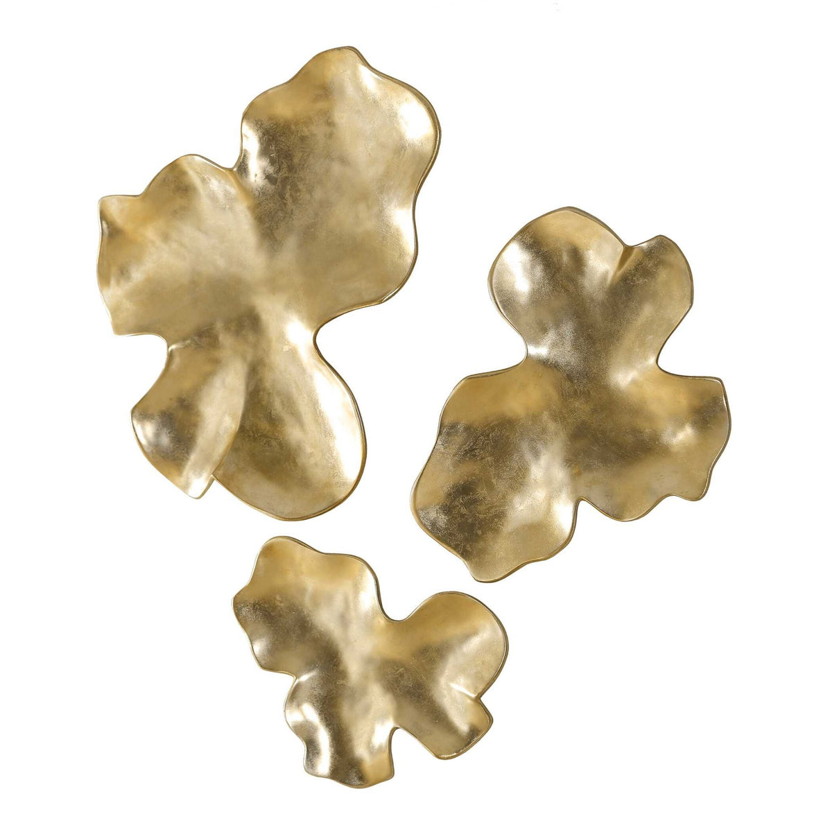 Lumina Gold Wall Decor, S/3 Wall Art| Uttermost