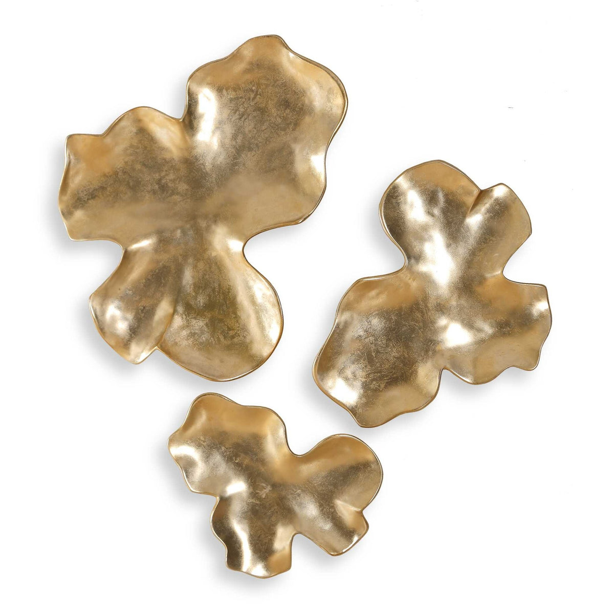Lumina Gold Wall Decor, S/3 Wall Art| Uttermost