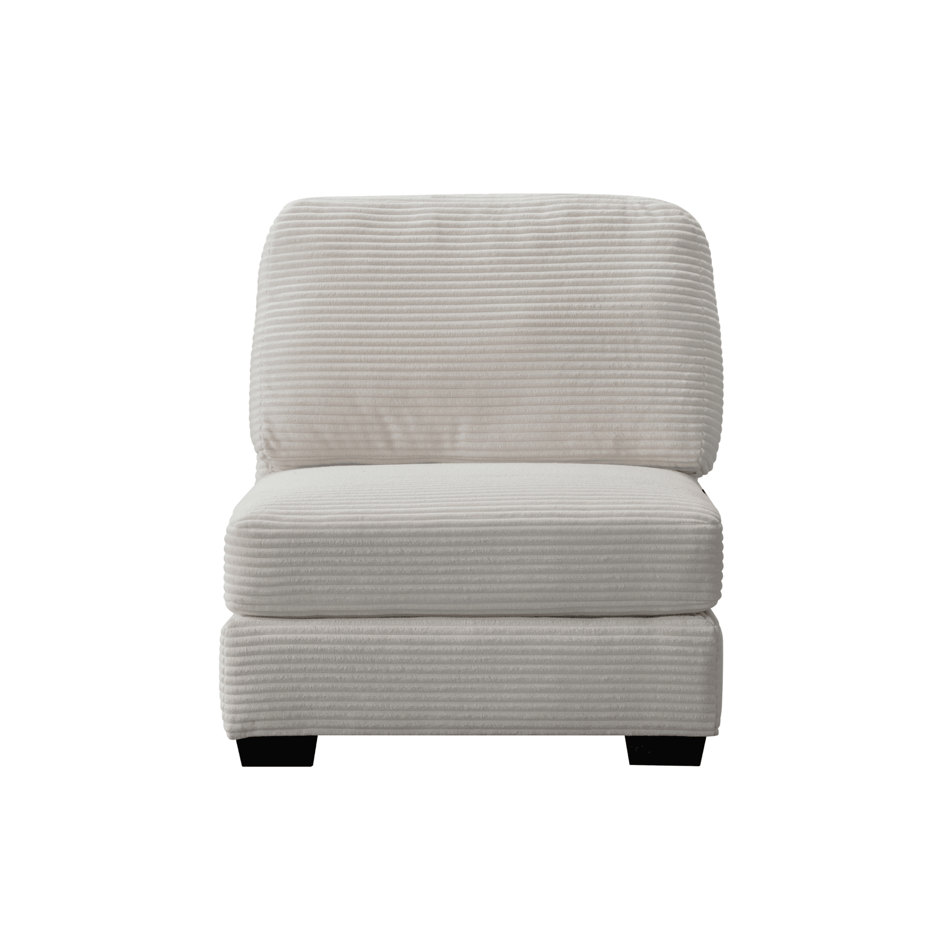Luna Cream Armless Chair W88 Sectionals| Roots Furniture