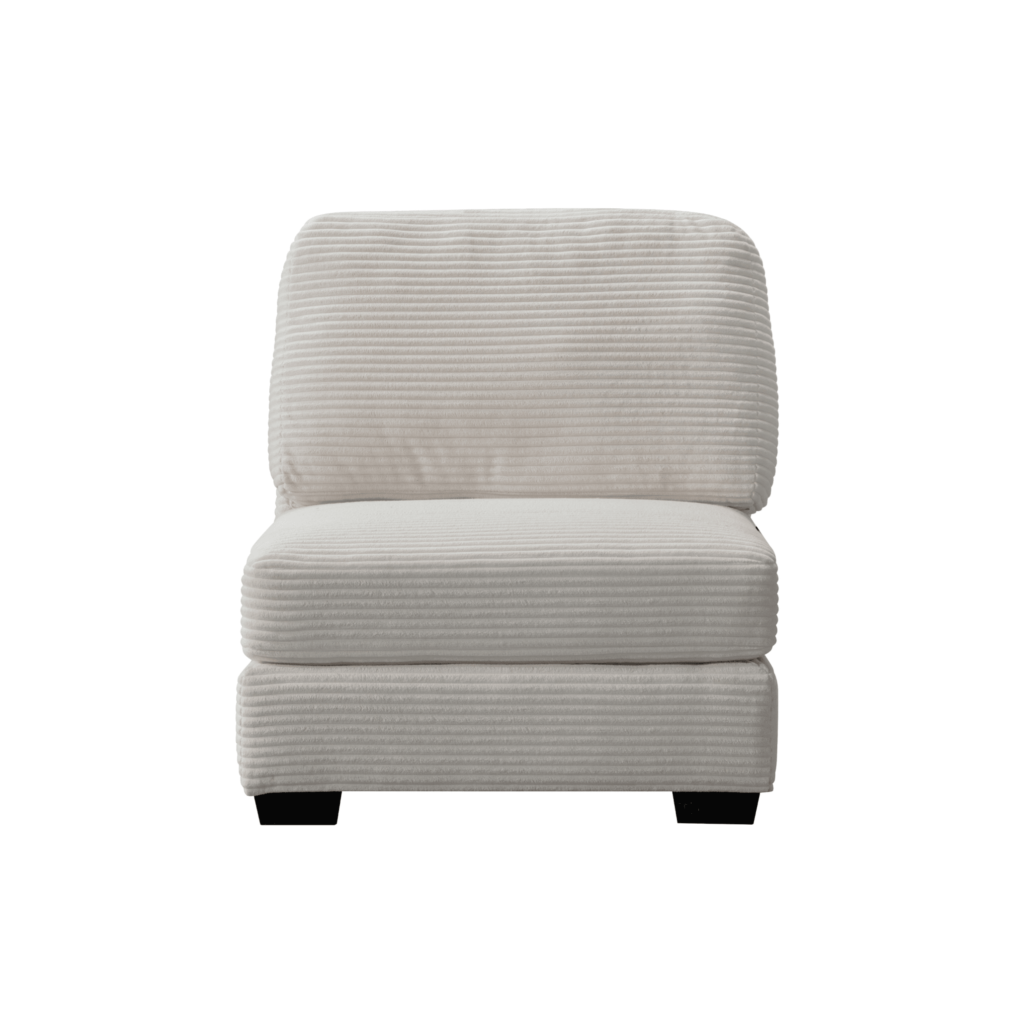 Luna Cream Armless Chair W88 Sectionals| Roots Furniture