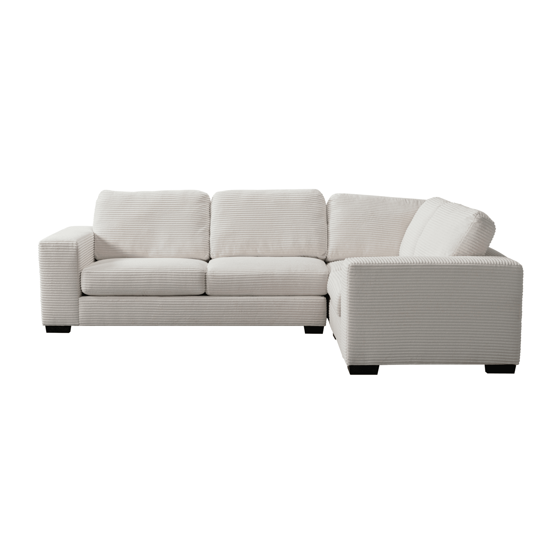 Luna Cream Left Arm Facing 3 Seater W200 Sectionals| Roots Furniture