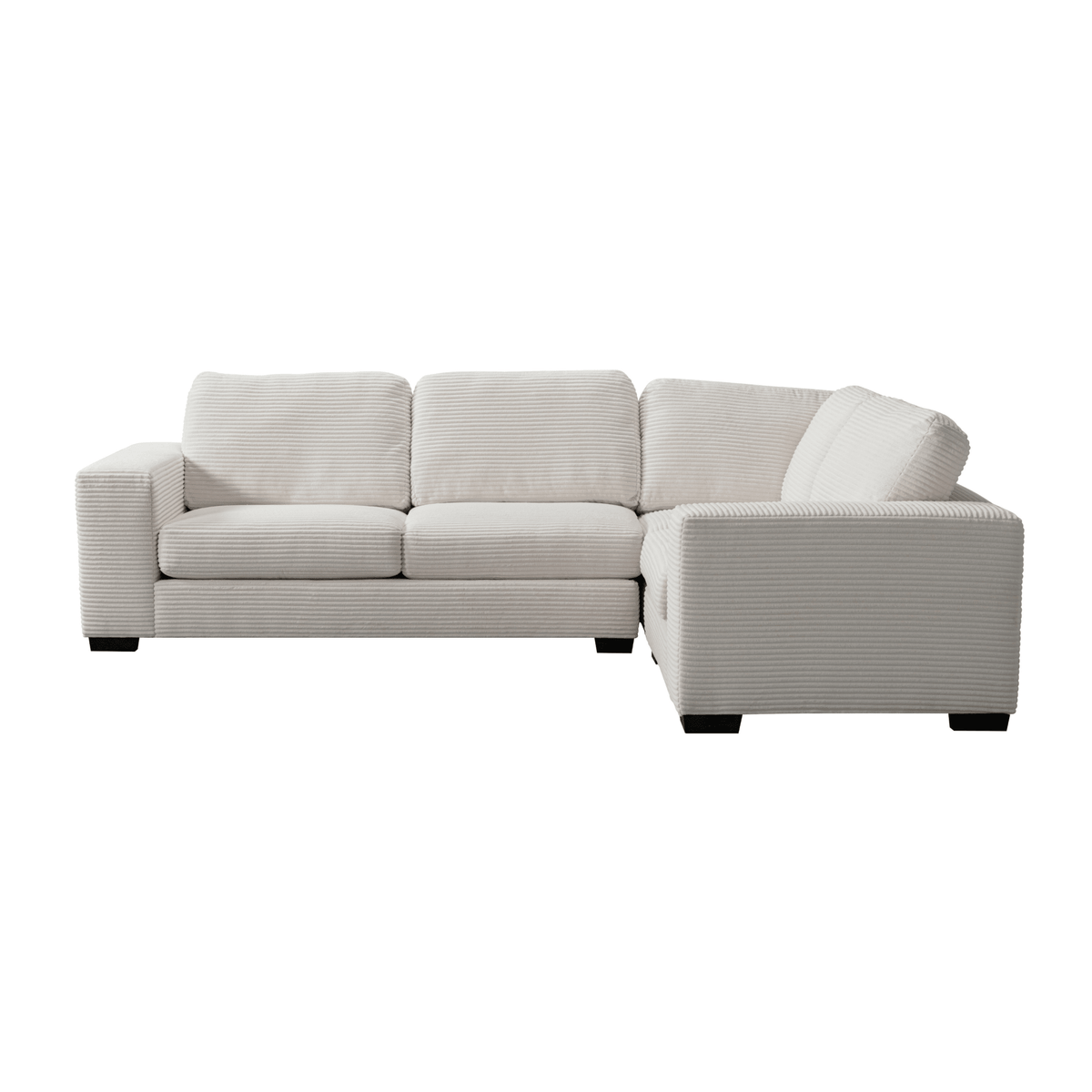 Luna Cream Left Arm Facing 3 Seater W200 Sectionals| Roots Furniture