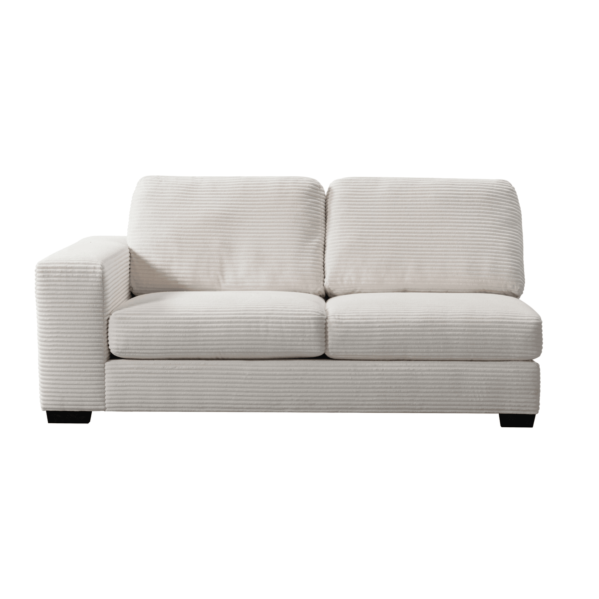 Luna Cream Left Arm Facing 3 Seater W200 Sectionals| Roots Furniture