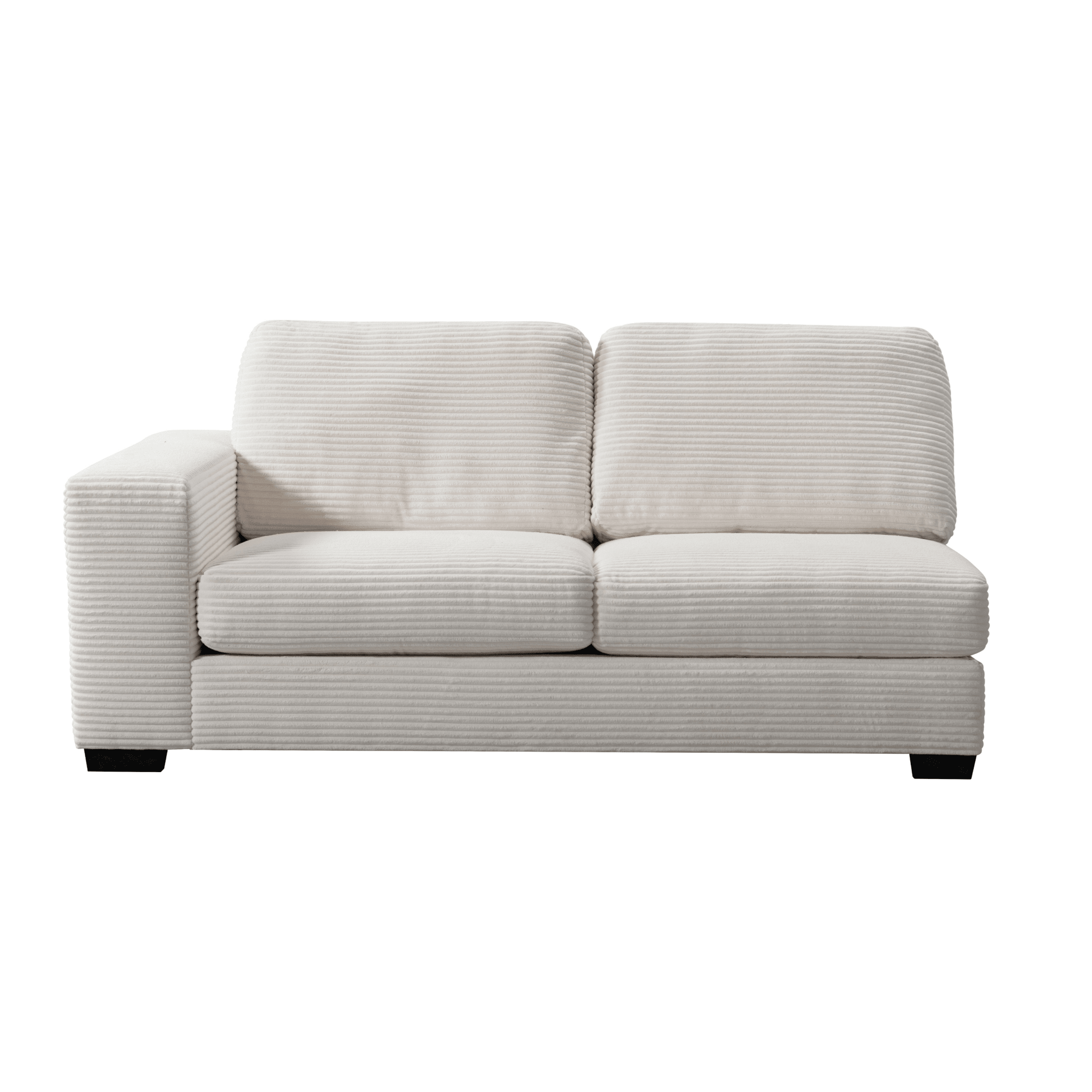 Luna Cream Left Arm Facing 3 Seater W200 Sectionals| Roots Furniture
