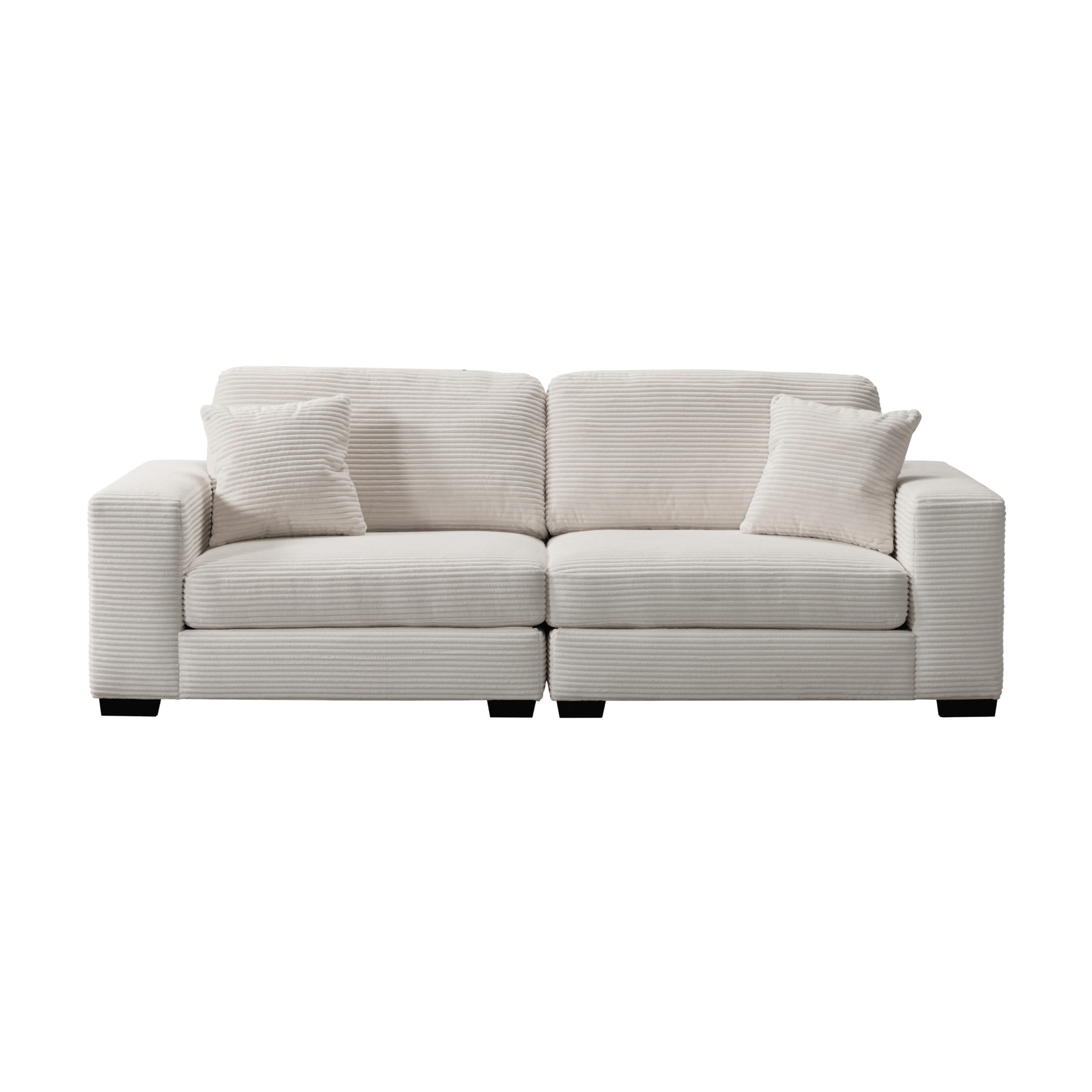 Luna Cream Left Arm Facing Seater W134 Sectionals| Roots Furniture