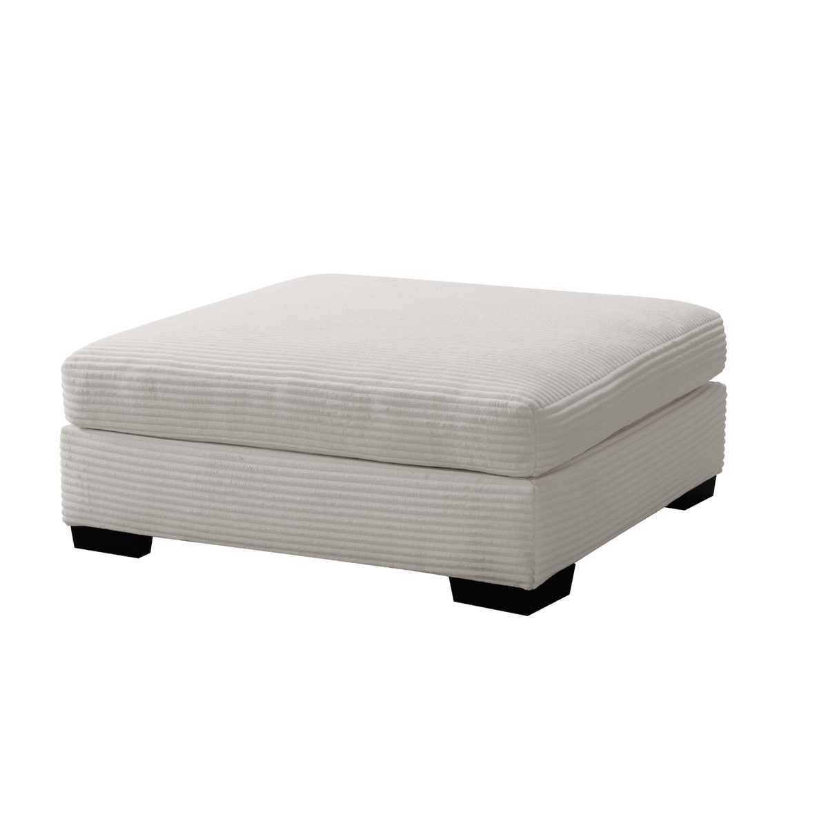 Luna Cream Ottoman W108 Ottomans| Roots Furniture