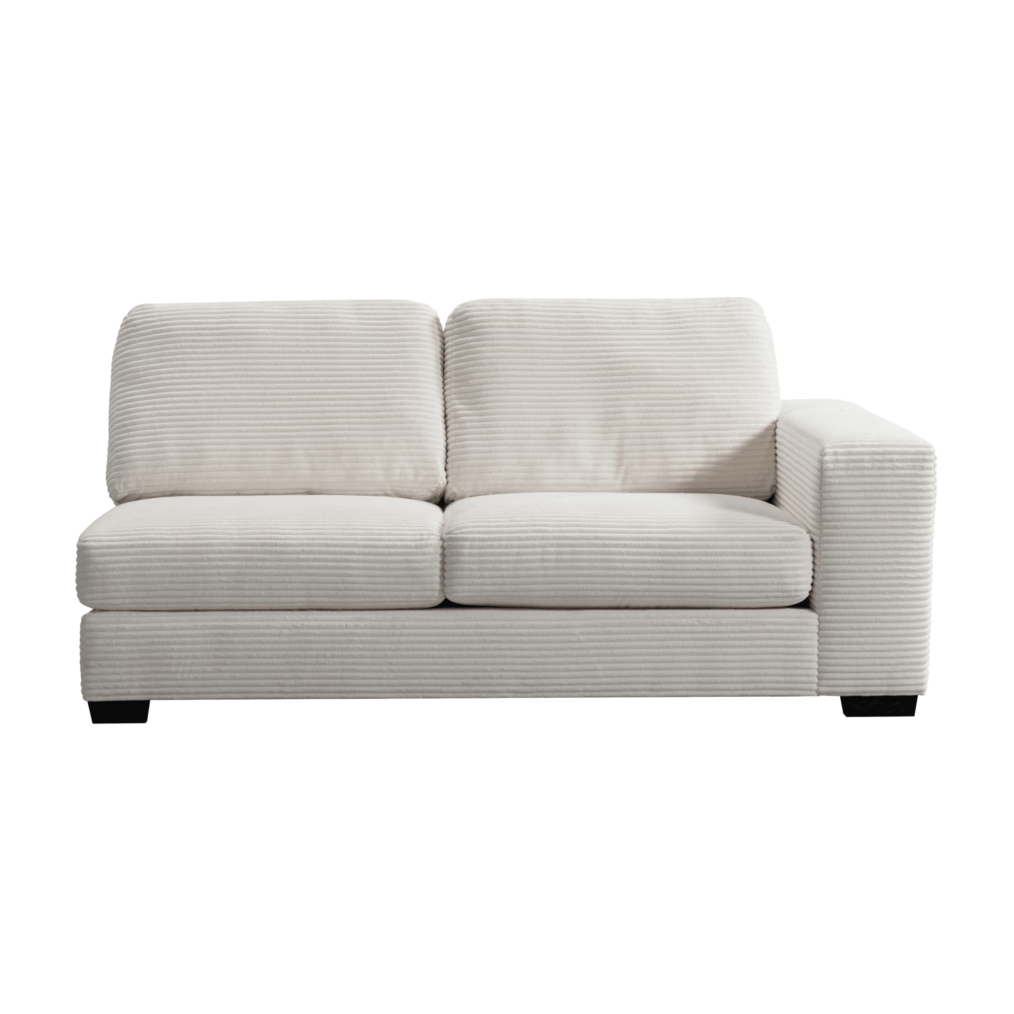 Luna Cream Right Arm Facing 3 Seater W200 Sectionals| Roots Furniture