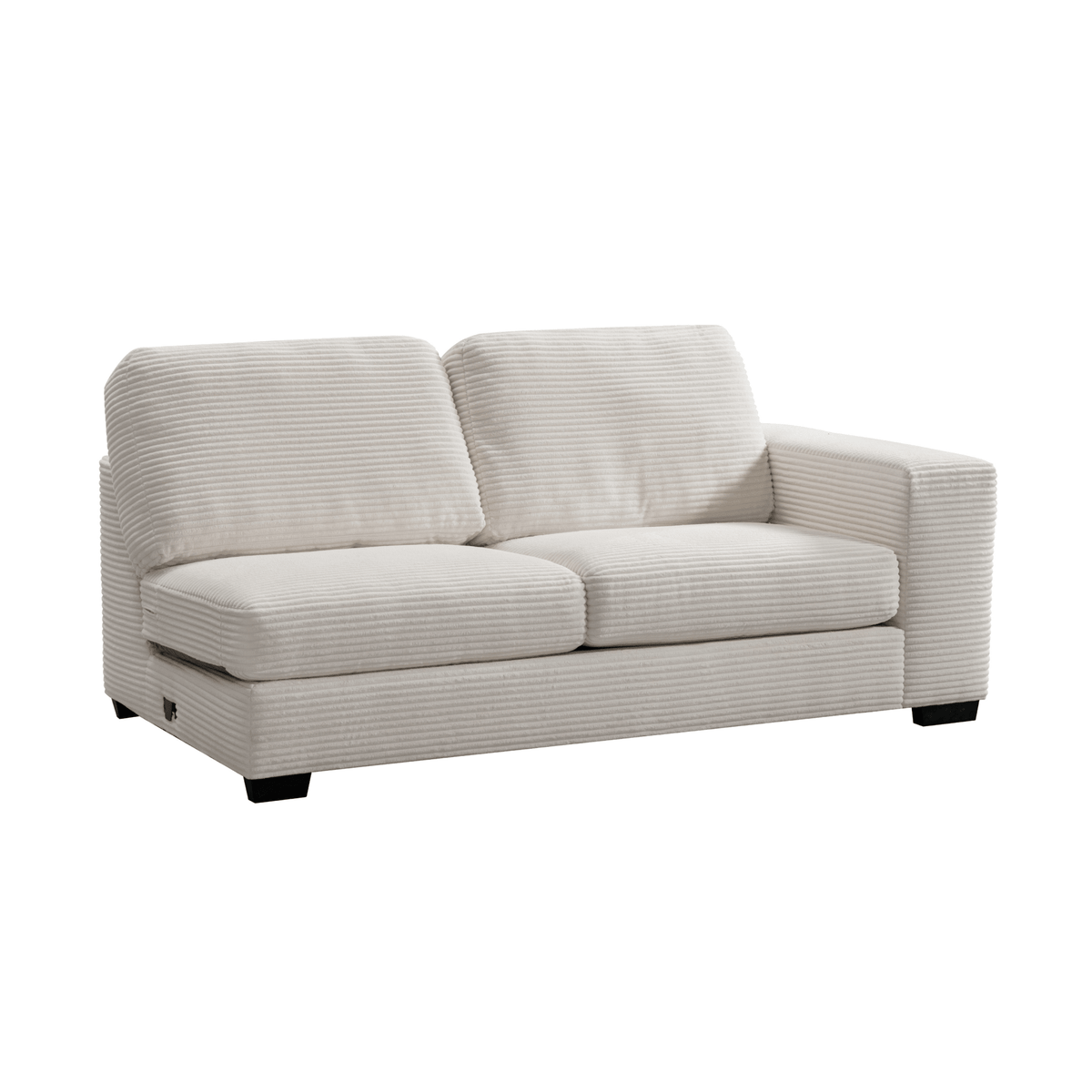 Luna Cream Right Arm Facing 3 Seater W200 Sectionals| Roots Furniture