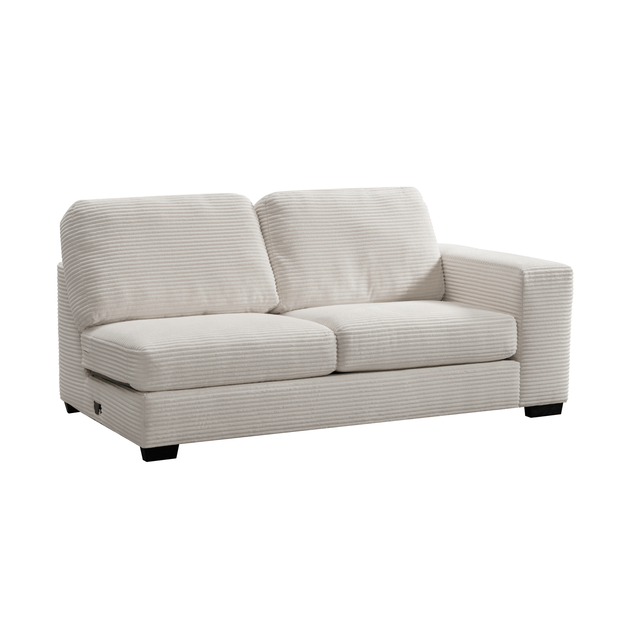 Luna Cream Right Arm Facing 3 Seater W200 Sectionals| Roots Furniture