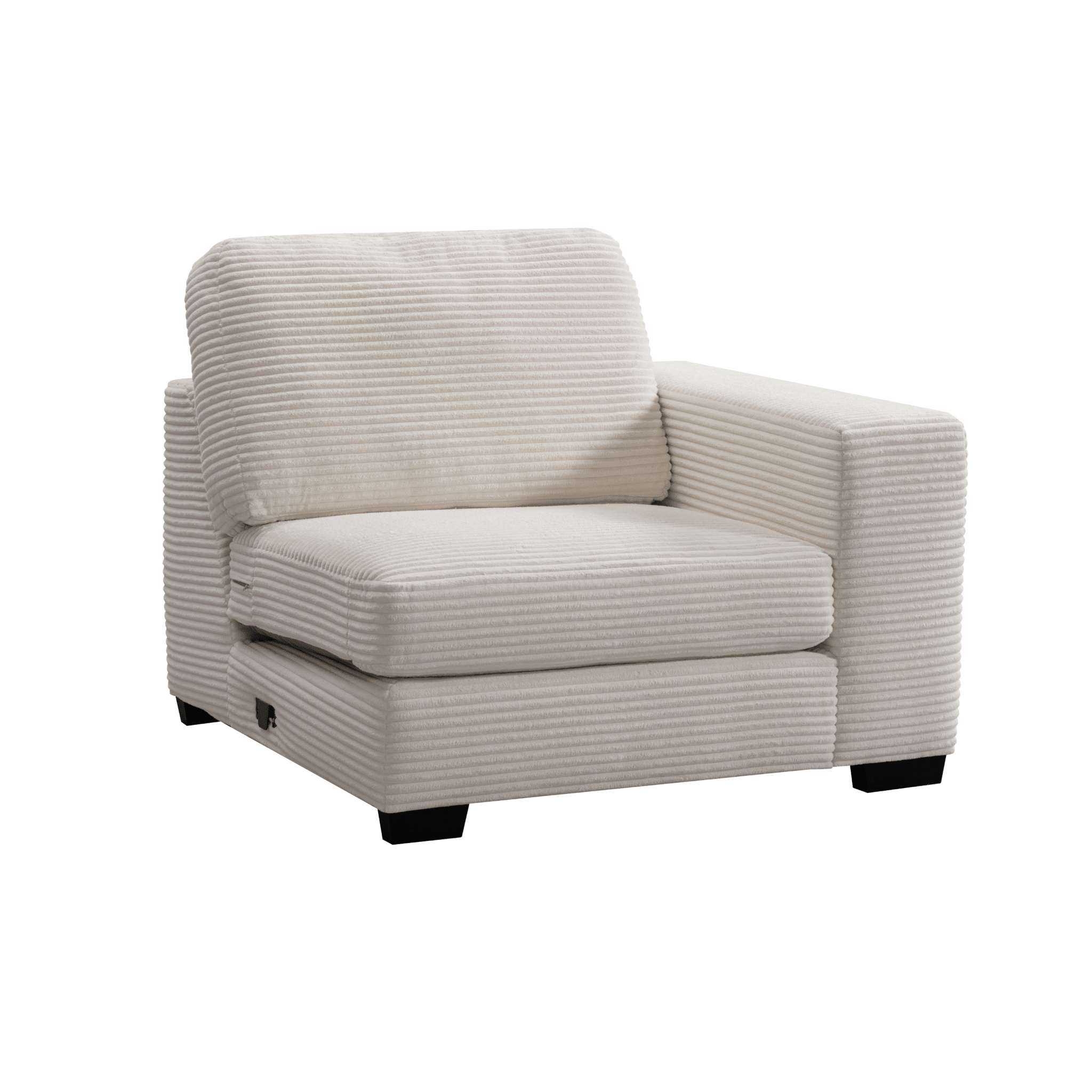 Luna Cream Right Arm Facing Seater W114 Sectionals| Roots Furniture