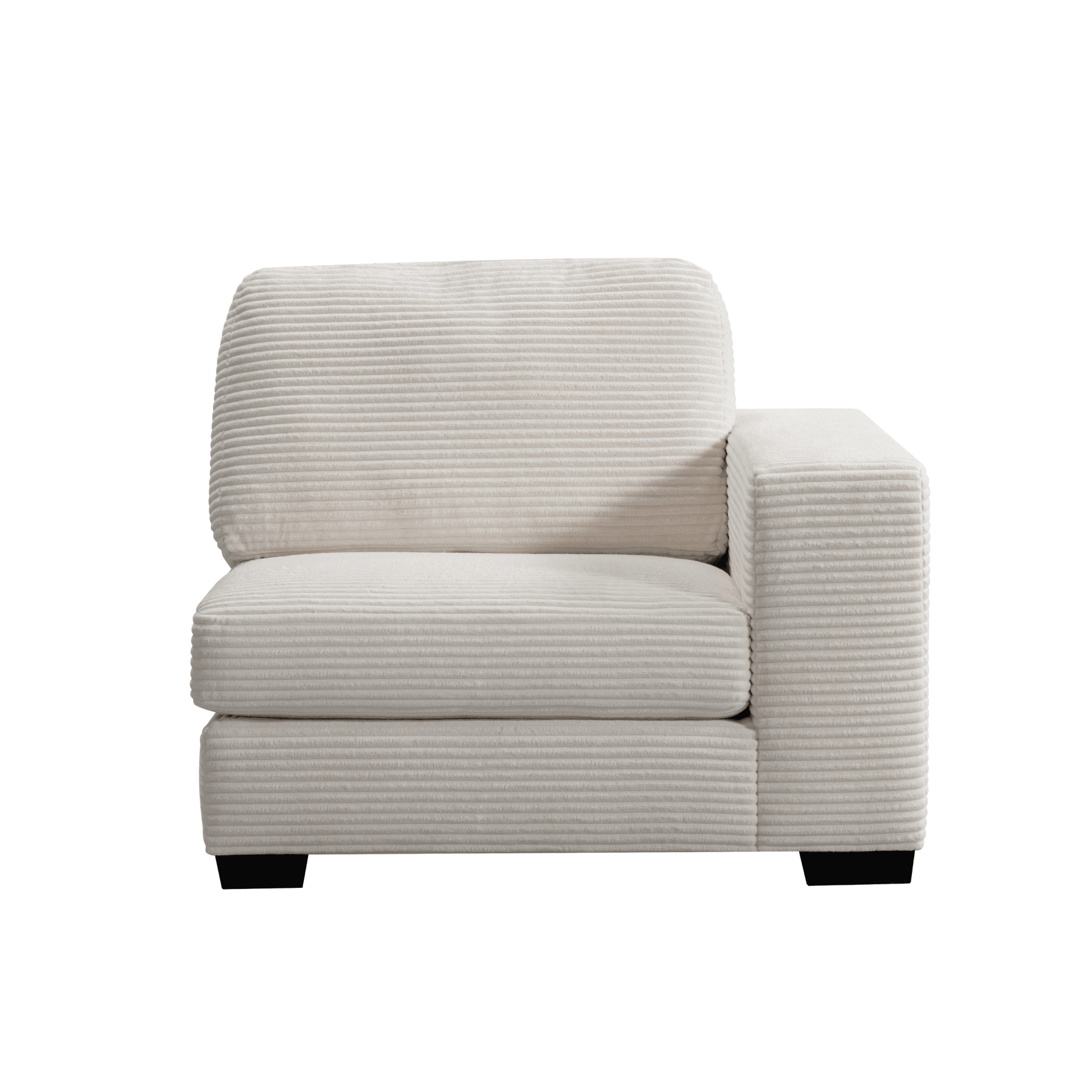 Luna Cream Right Arm Facing Seater W114 Sectionals| Roots Furniture