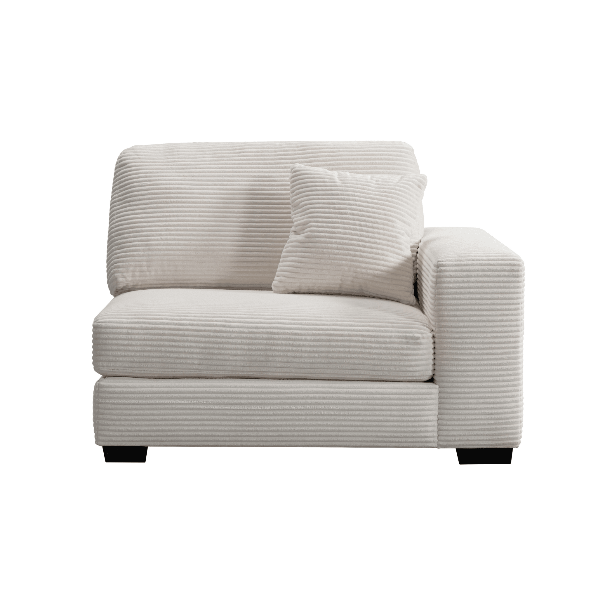 Luna Cream Right Arm Facing Seater W134 Sectionals| Roots Furniture